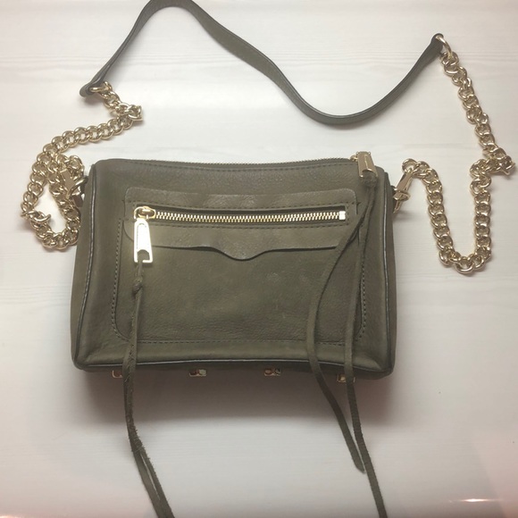 Rebecca Minkoff Handbags - Rebecca Minkoff Olive & Gold Crossbody Bag